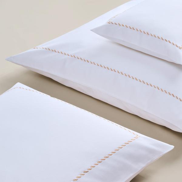 Christian Fischbacher Corda bed linen, beige