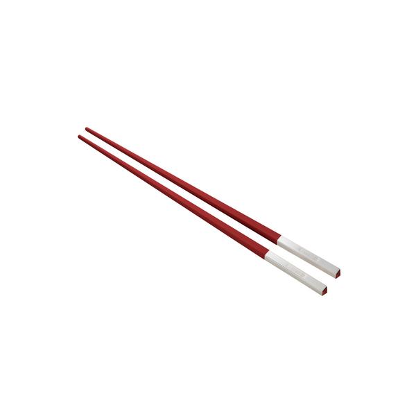 Christofle Rote Japanische Essstäbchen, 1 Paar