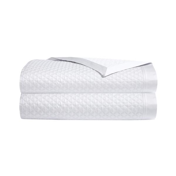 Yves Delorme Adagio bed throws, light grey