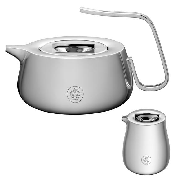 Christofle Teeservice Silver Time