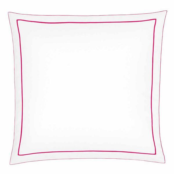Christian Fischbacher Satin Premium bed linen, white / magenta