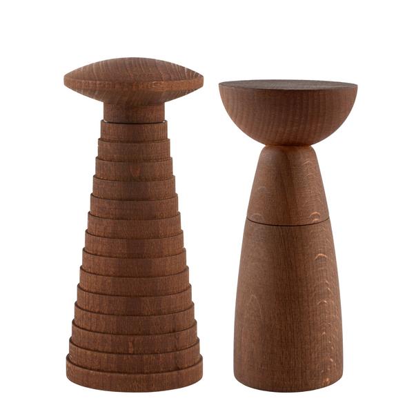 Alessi Yucatan and Oaxaca salt/pepper mills