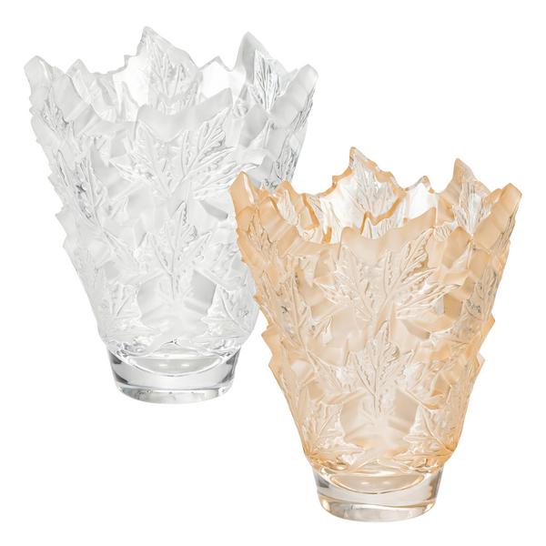 Lalique Champs-Elysées vases, h 33 cm