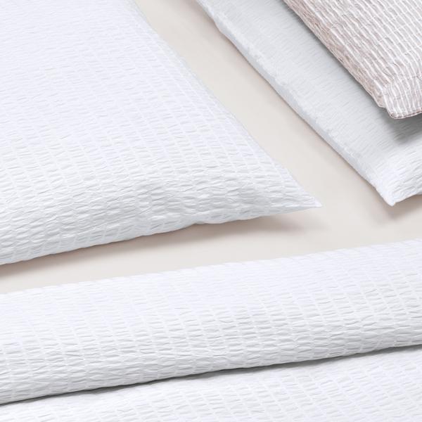 Christian Fischbacher Seersucker Twist bed linen, white