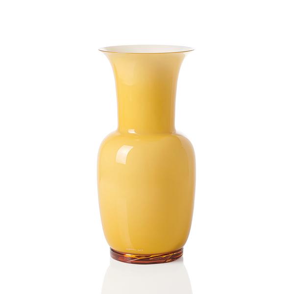 Venini Opalino vases, ambra
