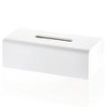 Decor Walther Stone tissue box, rectangular, white