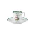 Raynaud Longjiang double espresso cup and saucer, no. 1