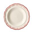 Gien Filets Rouge deep plates, set of 4