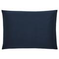 Christian Fischbacher Satin pillow case, night blue (861), 50 x 70 cm
