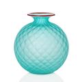 Venini Vase Monofiori Balloton, H 20,5 cm, mint sabbiato