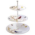 Bernardaud Aux Oiseaux three tier cake stand