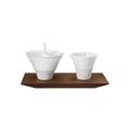 Hering Berlin Velvet Milch & Zucker-Set auf Tablett