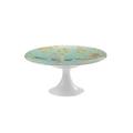 Raynaud Paradis petits fours stand, small, turquoise
