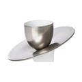 J.L Coquet Sliders egg cup, platinum