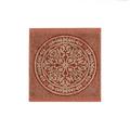 Leitner Rosetta face cloth, rust red