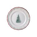 Gien Filets Noel bread & butter plates, set of 4
