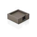 Giobagnara Tao square glass coasters, mud, set of 6