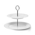 KPM Berlin two tier cake stand, white