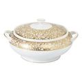 Raynaud Salamanque Suppenterrine, gold-weiß