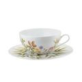 Raynaud Paradis breakfast cup and saucer, white