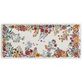 Gien Poesie rectangular cake platter