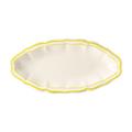 Gien Filets Jaune Citron side plate