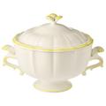 Gien Filets Jaune Citron soup tureen