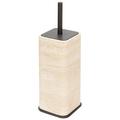 Giobagnara Polo toilet brush holder, bronze & travertine