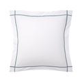 Yves Delorme Athena pillow case, fjord on white, 80 x 80 cm