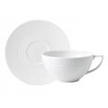 Wedgwood Jasper Conran White Strata coffee/tea cup and saucer