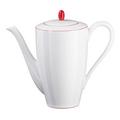 Raynaud Monceau Red coffee pot, large