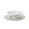 Raynaud Paradis tea cup and saucer, white