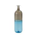 Venini Flasche Bolle, H 34,5 cm, taupe/türkis