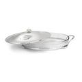 Greggio Millerighe baking dish with Pyrexglass & cover, L 41.5 cm