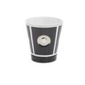 Bernardaud Eolie porcelain cup, black
