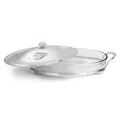 Greggio Millerighe baking dish with Pyrexglass & cover, L 47.5 cm
