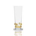 Theresienthal Bacchus champagne tumbler, amber