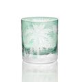 Artel Primeval Palms double old fashioned tumbler, sage