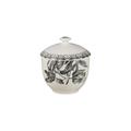 Gien Tulipes Noires sugar bowl