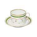 Haviland Vieux Paris Vert Frühstückstasse mit Unterteller