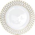 Herend Babos presentation plate, white-gold