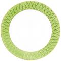 Herend Babos presentation plate, green-gold