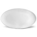 L'Objet Corde White Platte oval, groß