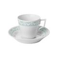 KPM Kurland Pastel coffee/tea cup and saucer, lagune