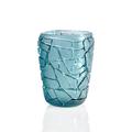 Lalique Magnitude vase, medium, Persepolis blue
