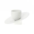 J.L Coquet Hémisphère Weiß Eierbecher Slider