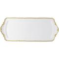 Raynaud Polka Gold rectangular cake platter