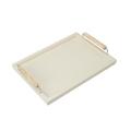 Arcahorn Lackiertes Tablett Isacco, elfenbein, klein