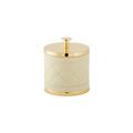 Riviere Vanity box, small, gold/ivory
