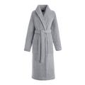 Le Jacquard Francais Caresse bathrobe, pebble, size M